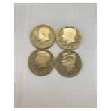 PROOF JFK HALVES 1981-S,84-S,85-S,2003-S X 4