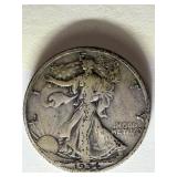 1934S WALK9ING LIBERTY HALF DOLLAR
