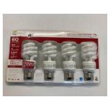 ECOSMART 60W EQUIV., BRIGHT WHITE, 4PK, NEW