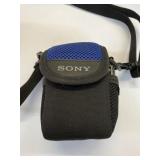 SONY CAMERA W/ CHARGER & CASE - WORKS