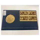 BICENTENNIAL COMMEMORATIVE MEDALS X 2