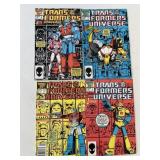 TRANSFORMERS UNIVERSE COMIC BOOKS X 4