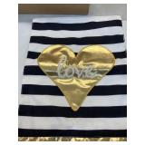 72'x14' BLACK/WHITE STRIPE 'LOVE' RUNNER