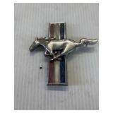 ORIGINAL FORD MUSTAND EMBLEM, PINS INTACT
