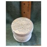 LARKIN COLD CREAM JAR - LARKIN CO. BUFFALO