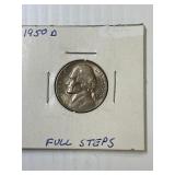 1950-D JEFFERSON NICKEL