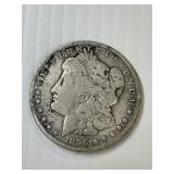 1896-O  MORGAN SILVER DOLLAR SEMI-KEY