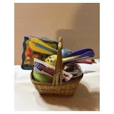 EASTER BASKET FULL - FOAM FOOTBALL, FANTASY COLL.