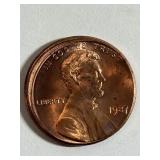1987 MISPRINT PENNY, MINT ERROR