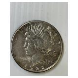 1922-S PEACE SILVER DOLLAR BU