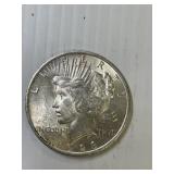 1923 PEACE SILVER DOLLAR BU