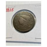 1835 LARGE CENT