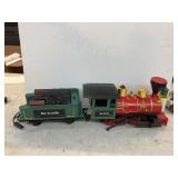 Large scale remote controlled railroad set