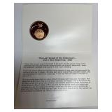 BRONZE/COPPER LAST "SUNSET MEDAL" 2000