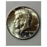 1968D KENNEDY HALF DOLLAR