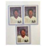 LOT OF 3 1996 TOPPS MICKEY MANTLE #7