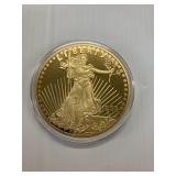 1933 GOLD LAYERED SAINT GARDENS "LARGE"