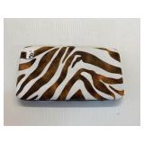 HARD SHELL FLAT WALLET, ANIMAL PRINT