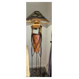 Contemporary Floor lamp. Shade is 24" diameter. 67