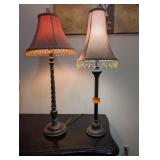 2 table Lamp32" and 33" H