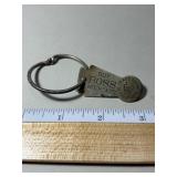 J. BOSS/KEYSTONE STEEL POCKET WATCH CASE OPENER
