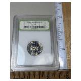 1973-S JEFFERSON NICKEL PR70 INTERNATIONAL