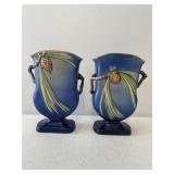 2 Roseville Vases One has small chip