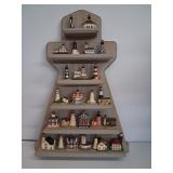 Lenox Miniature Lighthouse set of 24 w/ wood displ