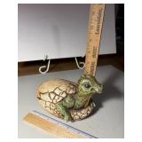 UNIQUE VINTAGE - CAST IRON BABY DRAGON EGG PIGGY