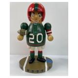 Football wooden nut cracker