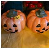 Ceramic Pumpkin Tea light Decorations