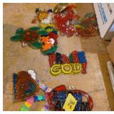 Vintage Stained Glass-Style Sun Catchers