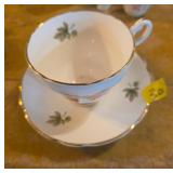 Vtg Regency Bone China Teacup and Saucer Set