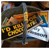 Bumper Sticker In Basket