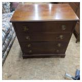 Vintage mahogany chest of drawers