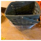 Woven Basket and Wire Basket Lot