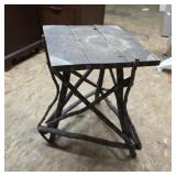 Vintage Adirondack twig side table - nice