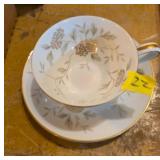 Vintage Noritake Janice Teacup and Saucer