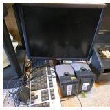 Dell Monitor, Keyboard and Speakers