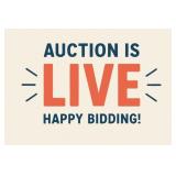 Auction Is Live - Happy Bidding