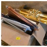 Office Supplies and Metal Accent Piece