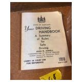 1959 Maryland Your Driving Handbook