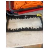 Metal License Plate Frame with Teeth Design