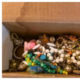 Vtg Assorted Costume Jewelry Lot in Box