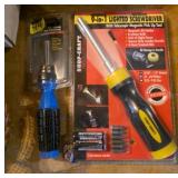 2 Screwdrivers With Attachments New