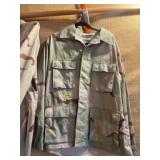 Vintage Military Camo Jacket with Airborne Patch