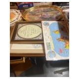 Framed Prints and World Map