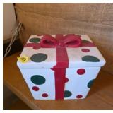 Vtg Ceramic Gift Box-Shaped Dish by Real Home