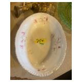 Homer Laughlin Floral Oval Serving Dish