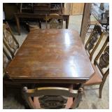 L. Bernstein Dining Table 6 Chairs please read